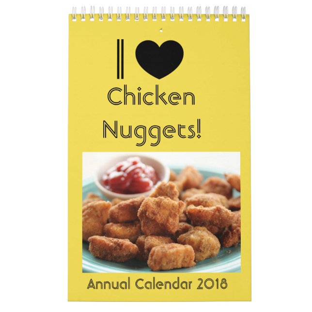 Calendrier 2018 de pépite de poulet (Protection)
