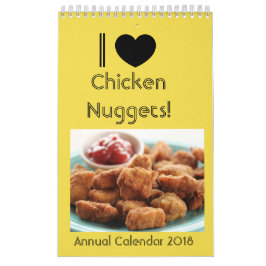 Calendrier 2018 de pépite de poulet