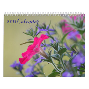 Calendrier 2018 images de feuillet plein