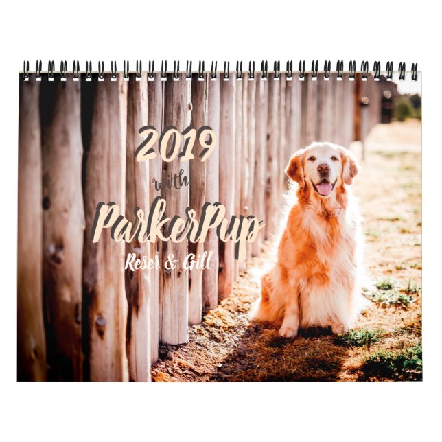 Calendrier 2019 avec ParkerPup, Reser et ouïe (Protection)