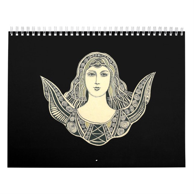 Calendrier 2019 complètement des anges (Protection)