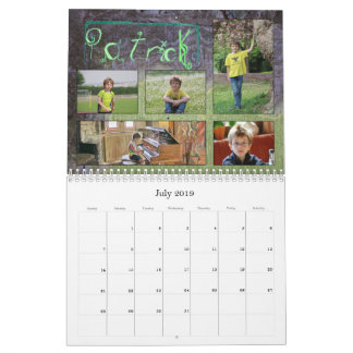 Calendrier 2019 de famille de Fuqua