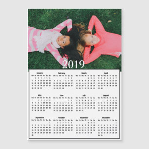 Calendrier 2019 Magnet photo pour enfants
