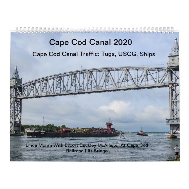 Calendrier 2020 du canal de Cape Cod (Protection)