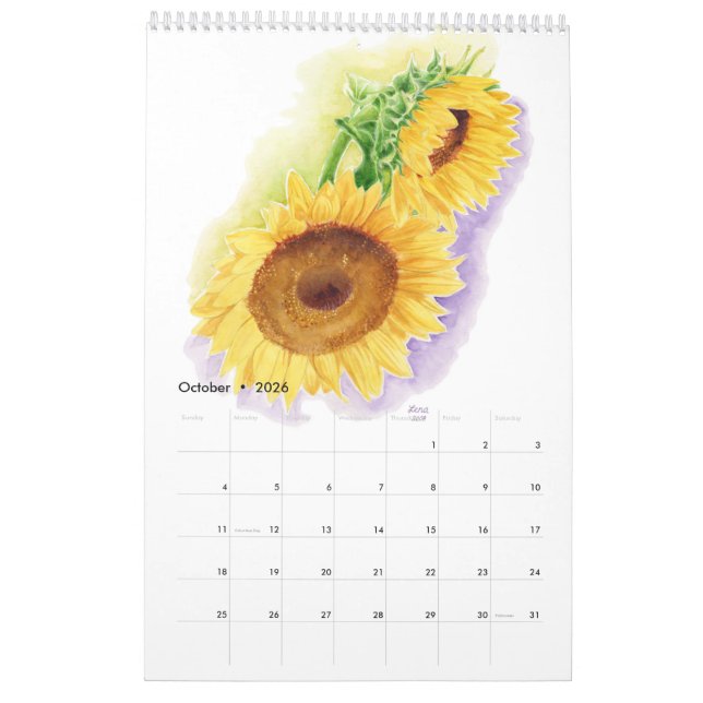 Calendrier 2020 (fixe) (Oct 2026)