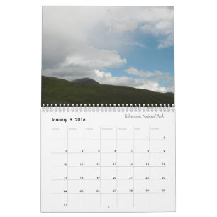 Calendrier 2021 de Yellowstone et au-delà