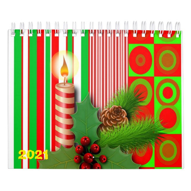 Calendrier 2021 Joyeux Noël (Protection)