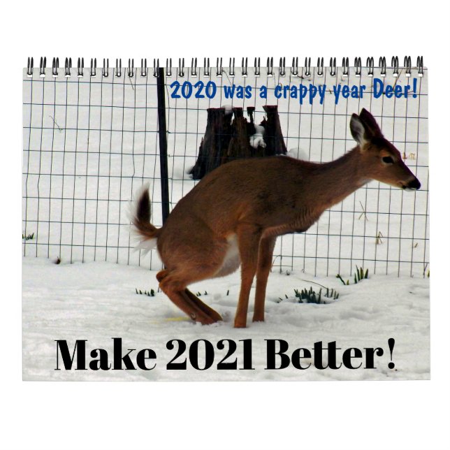 Calendrier 2021Meilleur Cerf (Dos)