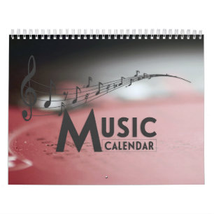 Calendrier 2022 Music Photos & Citations Wall Calendar