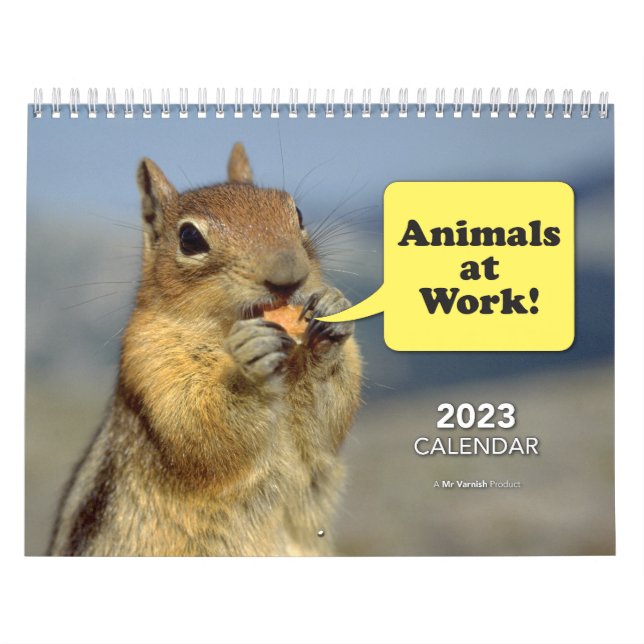 Calendrier 2023 "Animaux au travail" (Protection)