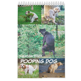 Calendrier 2023 de Pooping Dog