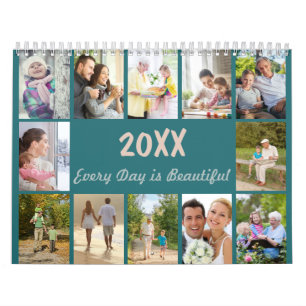 Calendrier 2023 Photo Collage Monthly Photo and Special Notes