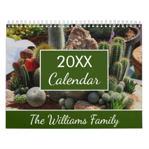 Calendrier 2023 Succulents Amateurs de Cactus Personnalisé me