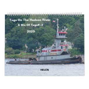 Calendrier 2023 Tugs sur la rivière Hudson Un mélange de Tugs