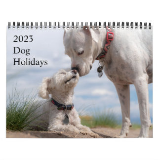 Calendrier 2023 | Vacances de chiens | Créez votre propre pho