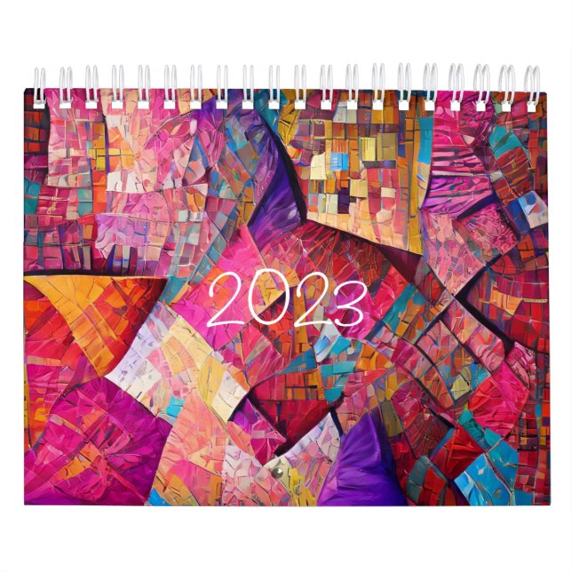 Calendrier 2023 Waiola Quilting Two Page SmallCalendar, Blanc (Protection)