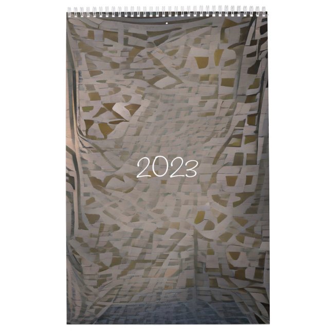 Calendrier 2023 Wylie Quilting OnePage MediumCalendar, blanc (Protection)