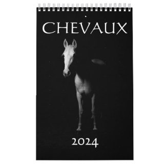 Calendrier 2024 chevaux France