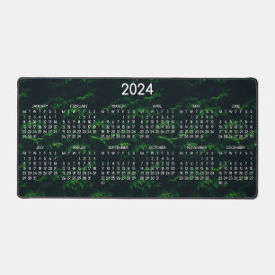 Calendrier 2024 Dark Arrière - plan Nature Photo