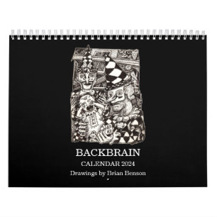 Calendrier 2024 du backcerveau (double page)