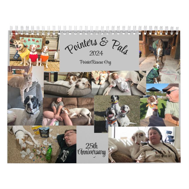Calendrier 2024 Pointers & Pals PRO 25e anniversai (Protection)