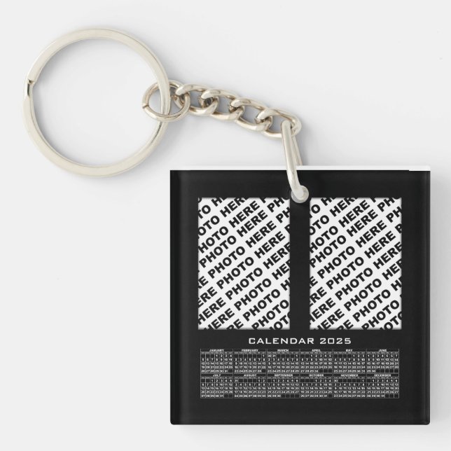 Calendrier 2025 Ajouter 4 Photos Verticales Porte  (Devant)