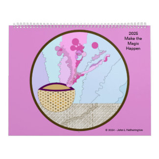 Calendrier 2025 - Art Abstrait