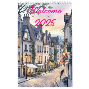 Calendrier 2025 de bienvenue