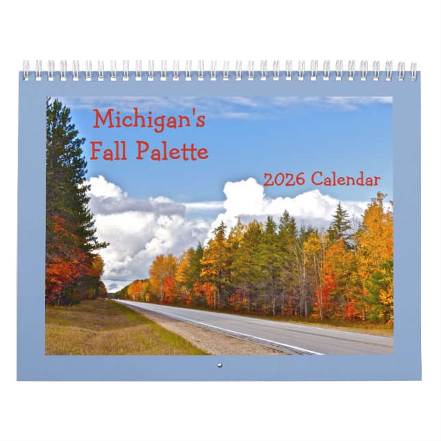 CALENDRIER 2025 DE LA "PALETTE DE CHUTE DE MICHIGA (Protection)