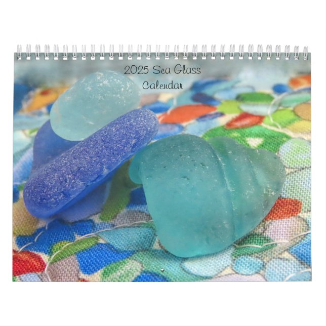 Calendrier 2025 en verre de mer (Protection)