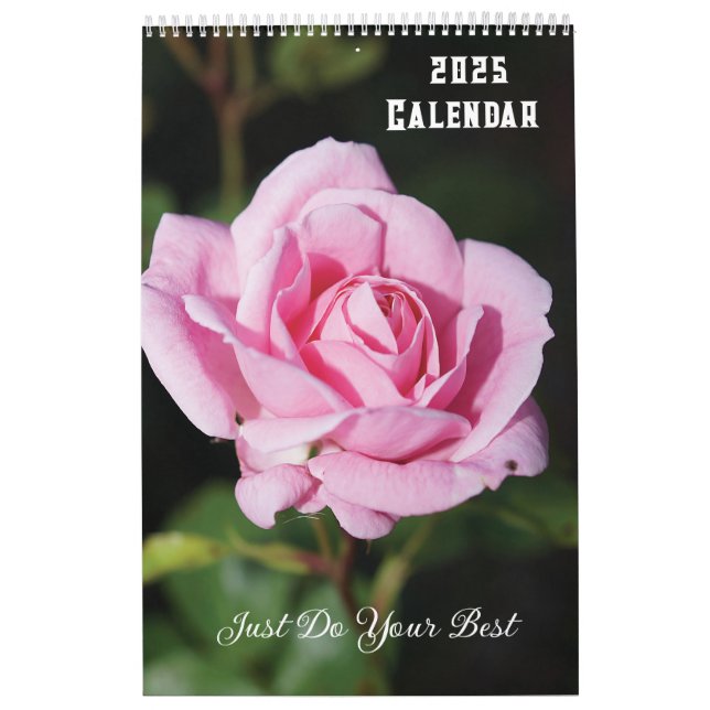 Calendrier 2025 Faites vos meilleures fleurs (Protection)