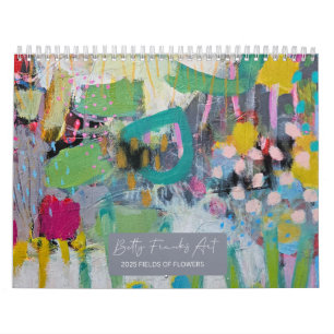 Calendrier 2025 Fields of Flowers by Betty Franks