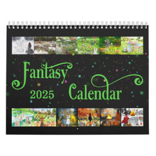 Calendrier 2025 Illustrated Imaginaire Calendar Personnaliser