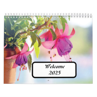 Calendrier 2025 jardins Fleurs 1