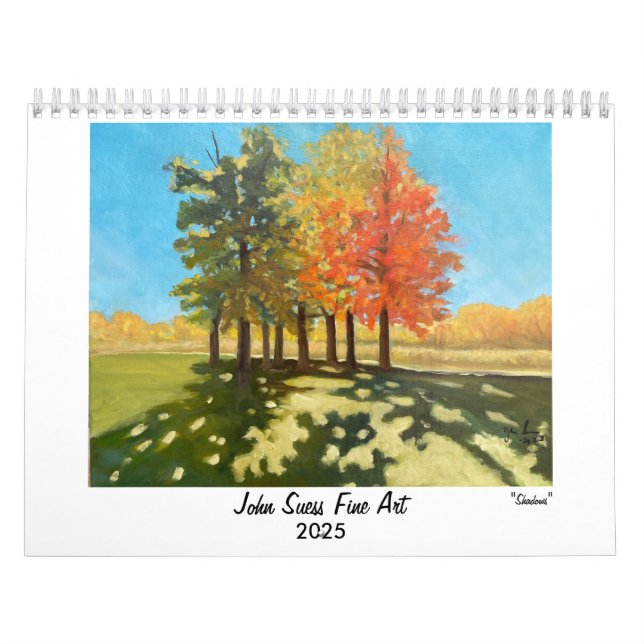 Calendrier 2025 John Suess Fine Art Wall (Protection)