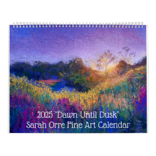 Calendrier 2025 "L'aube jusqu'à la tombée de la nuit"