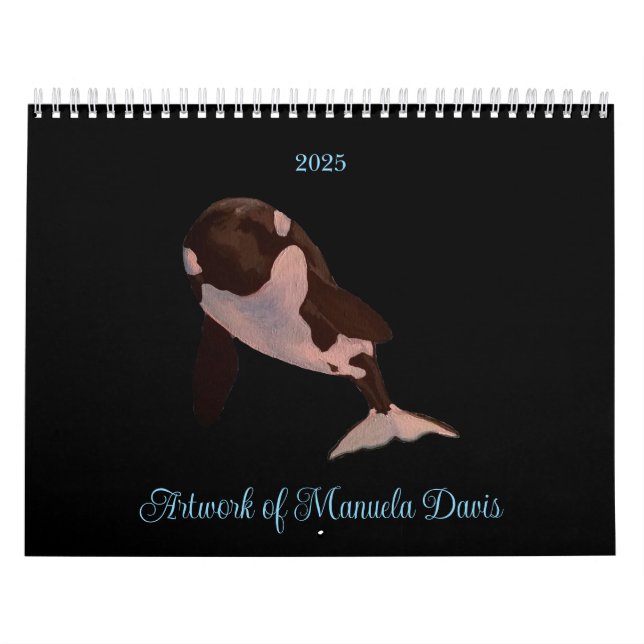 Calendrier 2025 Oeuvre de Manuela Davis (Protection)