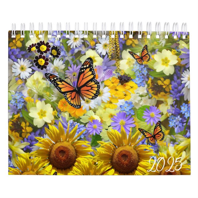 Calendrier 2025 Papillon de tournesol (Protection)