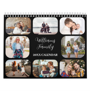 Calendrier 2025 Simple moderne personnalisé 21 Photos Famille