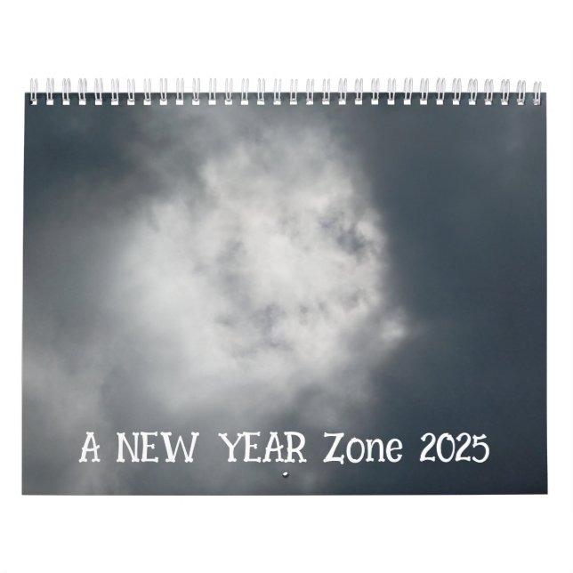 Calendrier 2025 Style de conception du Nouvel An (Protection)