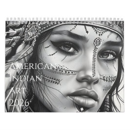 Calendrier 2026 Belle œuvre d'art amérindienne
