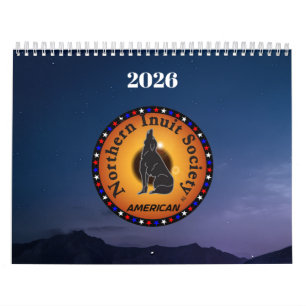 Calendrier 2026 de l'American Northern Inuit Socie