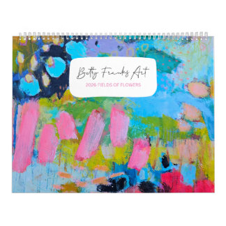 Calendrier 2026 des champs de fleurs par Betty Fra