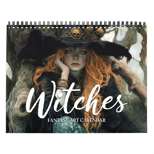 Calendrier 2026 des sorcières Imaginaire Art (Protection)