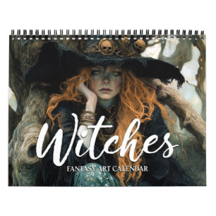 Calendrier 2026 des sorcières Imaginaire Art