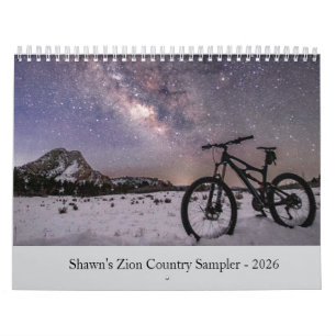 Calendrier 2026 - Échantillon de Zion Country de S