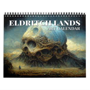 Calendrier 2026 Eldritch Lands 2 Dark Imaginaire Art Calendar
