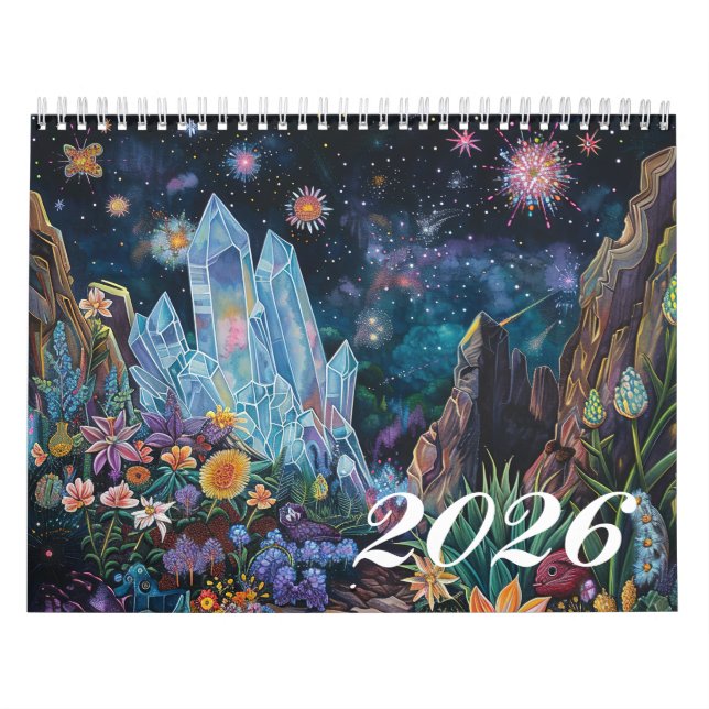 Calendrier 2026 Enchanted Celestial Mystic Art Calendar (Protection)