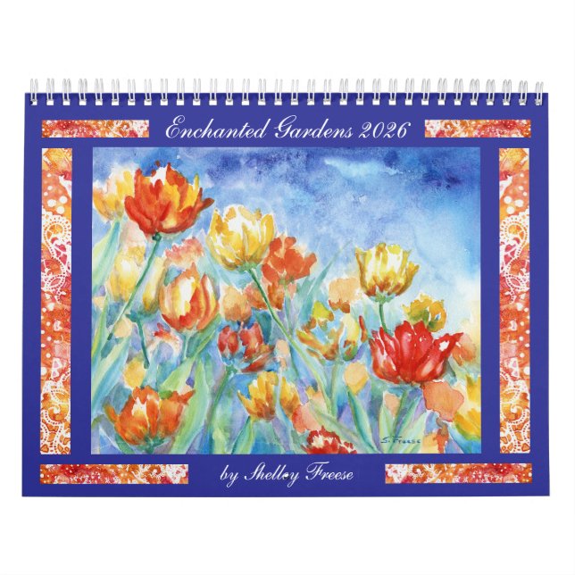 Calendrier 2026 Enchanted Gardens Calendar (Protection)