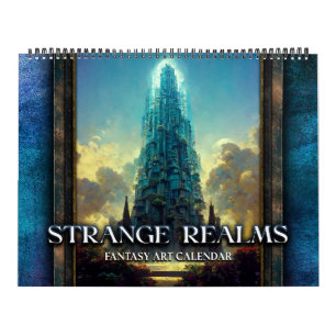 Calendrier 2026 Étranges royaumes 2 Imaginaires Art Calendrie